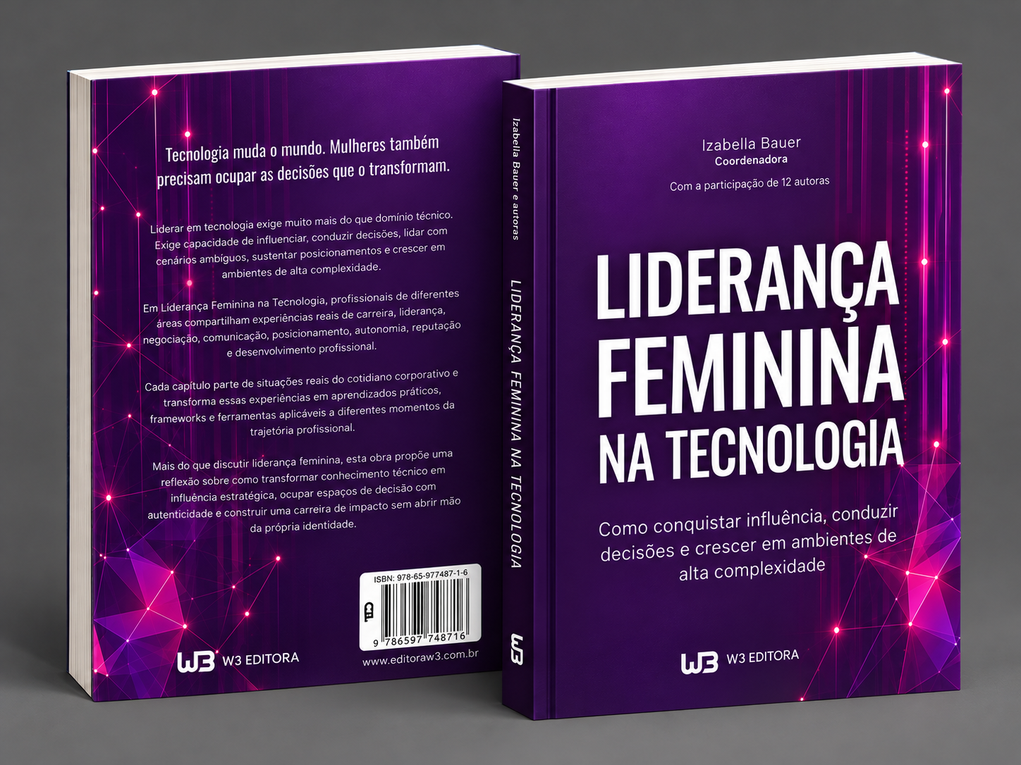 Frente e contracapa de Liderança Feminina na Tecnologia