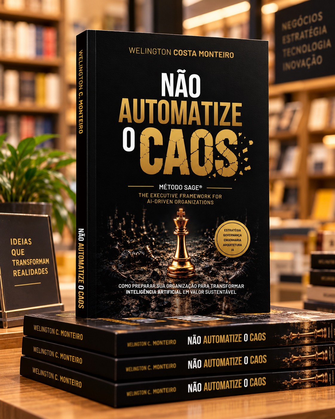 Capa de Não Automatize o Caos
